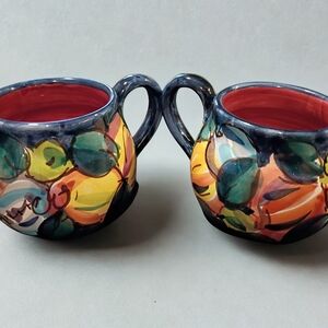 Colorful Hand-Painted Ceramic Mugs